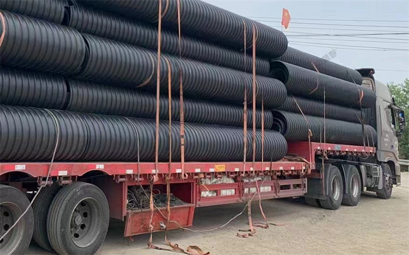 中重智能一批塑鋼纏繞管發(fā)往山西長治